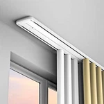 Double Track Ceiling Mount Curtain Rail Silent Sliding 1 Meter. Fixed Price $48.96.