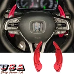 Cnc Billet Alloy Red Steering Wheel Shift Paddle Extension Cover For Honda Acura. Fixed Price $29.99.