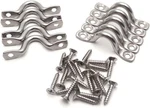 20 Pcs Stainless Steel Bimini Boat Top Pad Eye Tie Down Straps Kayak Loops. Fixed Price $18.99.