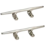 Amarine Made 2 Pack Stainless Steel Open Base Cleat 8 Inch Boat Rope. Fixed Price $28.99.
