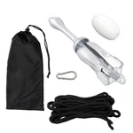 Kayak Anchor Kit 3.3 Lb Portable Folding W/ 26.2 Ft Rope Buoy Pwc Canoe Jet Ski. Fixed Price $35.26.