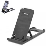 Black Ultra Slim Compact Folding Stand Holder Travel Dock For Cell Phones. Fixed Price $9.49.