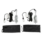 7.05LB New Silver Marine Kayak Folding Anchor Kit 2 Pack For Pwc Canoe Jet Ski. Fixed Price $63.31.