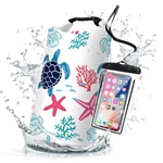 Waterproof Dry Bag,roll Top Sea Turtle Coral Starfish Small Backpa.... Fixed Price $24.39.