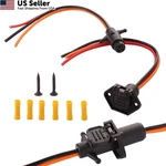Txrxiz 12-24V 10 Gauge 3 Plug For Wires, Red & Orange Black. Fixed Price $33.65.