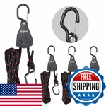 Ayaport Rope Tie Down Ratchet 3/8" X 14' Heavy Duty Straps Kayak. Fixed Price $76.39.