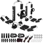 Roof Rack 2 Kayaks 4-IN-1 J Bar Paddle Holder Suv Car Truck Artipoly Canoe. Fixed Price $179.99.