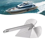 Silver Boat Anchor Triangle Plow 43 Lbs 316 Stainless Steel New Us. Fixed Price $263.67.