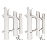 Pactrade Marine Wall-mounted Triple-tube Fishing Rod Holder (2-PACK), White. Fixed Price $35.90.