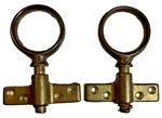 Antique Vintage Brass Oar Locks 2" Wilcox Crittenden Pair. Fixed Price $274.00.