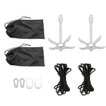 For Pwc Canoe Jet Ski 7.05LB New Silver Marine Kayak Folding Anchor Kit 2 Pack. Fixed Price $63.33.