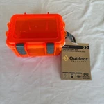 Outdoor Products Small Watertight Box Orange 840ML Dry Storage Case For Kayaking. Fixed Price $8.00.