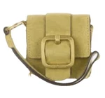 Tory Burch Sawyer Mini Bag Key Fob Ring Airbud Charm Buckle Wristlet Suede. Fixed Price $39.99.