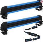 Soarify 2.0 Multi-purpose Alumium Blue Ski Rack With Strap Carrier, Roof. Fixed Price $154.02.