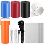 Inflatable Boat Repair Kit Pool Liner Patch Include 6 Pcs And 3 Roll Pvc .... Fixed Price $34.52.
