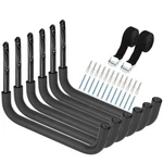 6 Pack Kayak Storage Racks, 15.5INCH Heavy Duty Garage Sup Hooks, Wal.... Fixed Price $43.29.