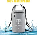 Letton Waterproof Dry Bag, Lightweight Backpack For All Outdoors, 10L Grey. Fixed Price $18.99.