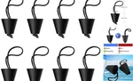 Axlksia 8 Pcs Kayak Scupper Plugs Kit, Silicone Universal Black. Fixed Price $22.77.