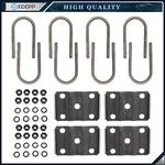 Eccpp M14X2 Trailer U-bolt Kit For 7000LBS Axle 3" Round 7" Long. Fixed Price $35.95.