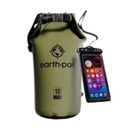 Earth Pak Waterproof Dry Bag Forest Green 10L Roll Top + Phone Case Kayaking New. Fixed Price $39.99.