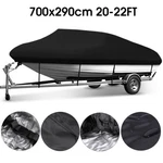 20-22FT Black For Fish Ski Bass V-hull Waterproof 210D Heavy Duty Boat Uv Cover. Fixed Price $47.32.