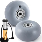 2 Pack Pu Beach Balloon Wheels 9 Inch Cart Tires Replacement Big Sand W.... Fixed Price $102.89.