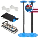 Boat Cover Support Poles 20-50 Inch Adjustable Telescoping Steel With Ropes &. Fixed Price $59.81.