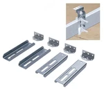 Ecotric 4PCS 10" Galvanized Swivel Top Bunk Bracket Kit For 2 Inch, Silver. Fixed Price $33.99.
