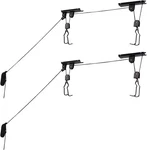 Bike Hoist 2 Pk Overhead Pulley System 100LB For Garage Ceiling Storge. Fixed Price $23.99.