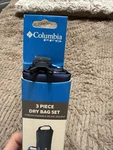 New Columbia Watertight Dry Bags. 3 Piece Set Bnwt. Fixed Price $19.99.