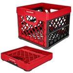 Clevermade Collapsible Crate 25L Heavy Duty Foldable Storage Red. Fixed Price $32.39.