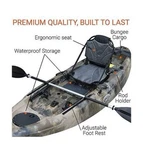 Brand New Bkc FK285 9.2-FOOT Sit On Top Single Angler Fishing Kayak. Fixed Price $575.00.