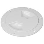 Sea-dog Smooth Quarter Turn Deck Plate White 4" Line 336140-1 Exped. Fixed Price $24.92.