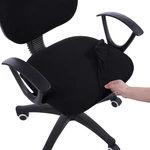 Stretch Jacquard Office Computer Chair Seat Covers, Removable Washable Anti-dust. Fixed Price $36.99.