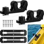 4 Pcs Kayak Track And Adjustable Paddle Holder Fits Various Shaft Diameters 7.... Fixed Price $35.40.