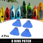 4 Pcs D Ring Patch Stainless Steel Triangle For Inflatable Kayak Blue. Fixed Price $22.79.