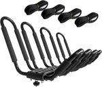 Kayak Roof Rack, 2 Pair J-bar With 4 Ropes. Heavy Duty Black. Fixed Price $74.87.