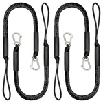 4 Pack Bungee Dock Line With Stainless Steel Clip 3FT Mooring Rope Boat Acces.... Fixed Price $51.96.
