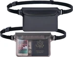 2-PACK Waterproof Pouch With Adjustable Waist Strap Dry Bag For Phones & Valua. Fixed Price $15.99.