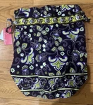 Stephanie Dawn Jitney Purply Pear Waterproof Toiletry Drawstring Bucket Bag New. Fixed Price $18.40.