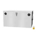 Peastorm Trailer Rv Marine Battery Box - 12V Double Series, Silver. Fixed Price $127.11.