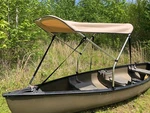 Cypress Rowe Outfitters 3' X 5' Canoe/kayak Sun Shade/canopy Bimini Top - Beige. Fixed Price $149.00.