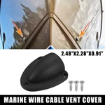 2.48"X2.28"X0.91" Marine Boat Transducer Cap Clam Shell Vent Wire Cover Black. Fixed Price $12.17.