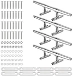 4 Pack 12" Boat Cleats, 316 Stainless Steel Open Base Marine Dock Rope Us. Fixed Price $89.99.