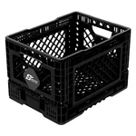 Bigant Heavy Duty Collapsible Stackable Plastic Milk Crate - Snap Lock Foldable. Fixed Price $46.08.