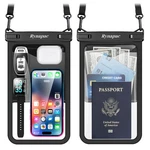 Rynapac Large Waterproof Phone Pouch Up To 10" 2 Pack IPX8 .... Fixed Price $28.56.