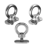 3PACK Stainless Steel Kayak Track Mount Nut Tie Down Eyelet Rail Silver. Fixed Price $12.55.