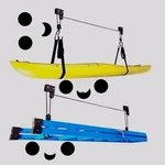 Kayak 2 Rope Hoist Indoor Sports Home Storage Overhead Safety Organizer System. Fixed Price $32.89.
