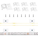 120 Pack Transparent Strip Light Outdoor, Strong Self Adhesive Wit.... Fixed Price $36.96.