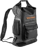 Yakattack 20L Dry Bag Waterproof Backpack Front & Two Side Mesh Pockets Blk. Fixed Price $67.48.